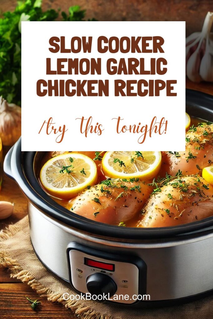 Slow Cooker Lemon Garlic Chicken: A Simple, Flavorful Family Meal